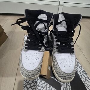 Nike Air Jordan 1 Retro OG White Cement Size 6.5 Sneakers